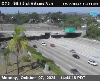 SB 15 at Adams Ave (On Ramp)