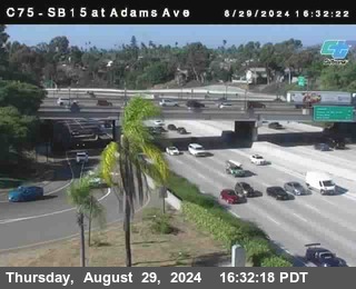 SB 15 at Adams Ave (On Ramp)