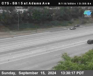 SB 15 at Adams Ave (On Ramp)