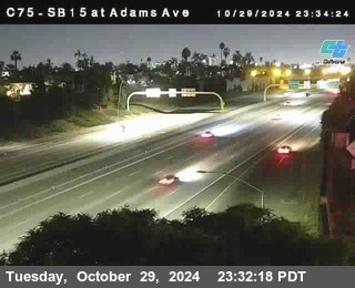 SB 15 at Adams Ave (On Ramp)