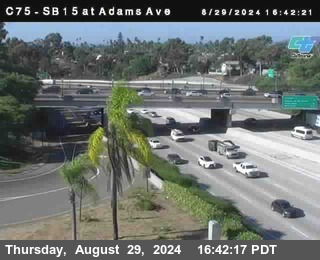 SB 15 at Adams Ave (On Ramp)