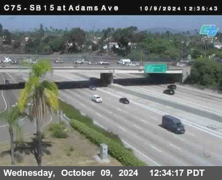 SB 15 at Adams Ave (On Ramp)