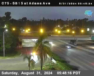 SB 15 at Adams Ave (On Ramp)