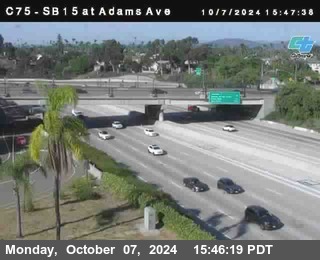 SB 15 at Adams Ave (On Ramp)