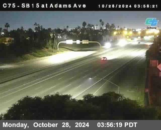 SB 15 at Adams Ave (On Ramp)