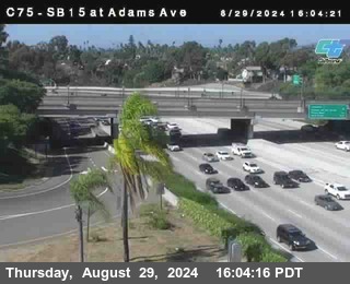 SB 15 at Adams Ave (On Ramp)