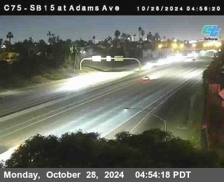 SB 15 at Adams Ave (On Ramp)