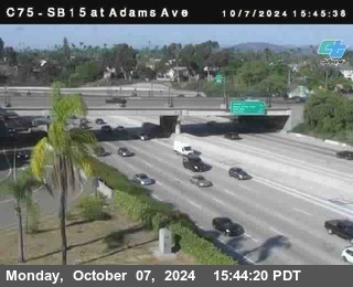 SB 15 at Adams Ave (On Ramp)