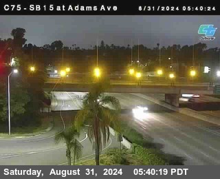 SB 15 at Adams Ave (On Ramp)