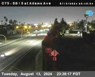 SB 15 at Adams Ave (On Ramp)