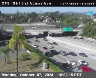 SB 15 at Adams Ave (On Ramp)