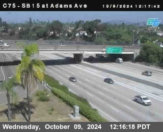 SB 15 at Adams Ave (On Ramp)