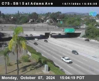 SB 15 at Adams Ave (On Ramp)