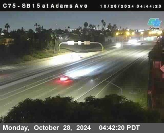 SB 15 at Adams Ave (On Ramp)