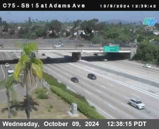 SB 15 at Adams Ave (On Ramp)