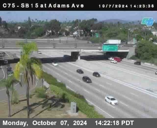 SB 15 at Adams Ave (On Ramp)