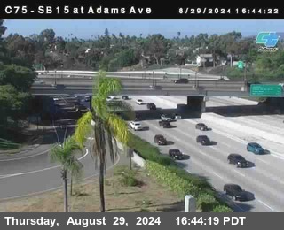 SB 15 at Adams Ave (On Ramp)