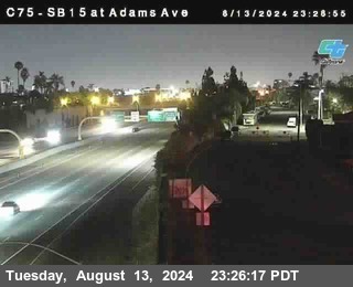 SB 15 at Adams Ave (On Ramp)