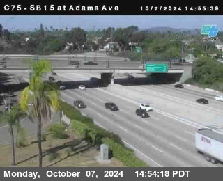 SB 15 at Adams Ave (On Ramp)