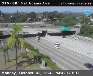 SB 15 at Adams Ave (On Ramp)