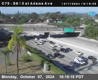 SB 15 at Adams Ave (On Ramp)