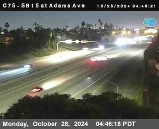 SB 15 at Adams Ave (On Ramp)