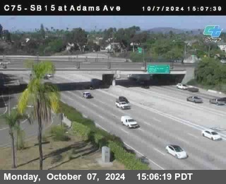 SB 15 at Adams Ave (On Ramp)