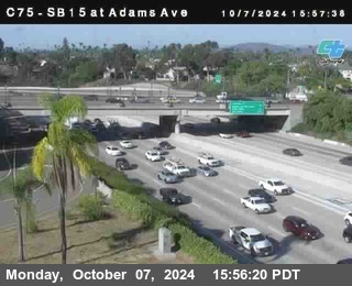 SB 15 at Adams Ave (On Ramp)