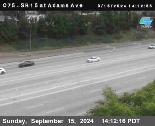 SB 15 at Adams Ave (On Ramp)