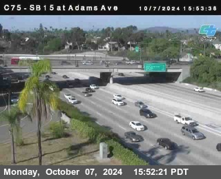 SB 15 at Adams Ave (On Ramp)