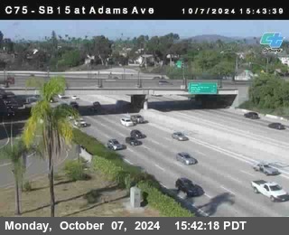 SB 15 at Adams Ave (On Ramp)