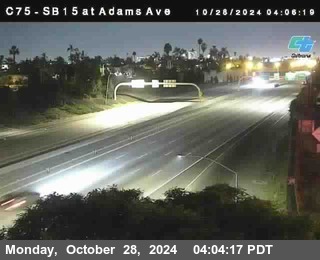 SB 15 at Adams Ave (On Ramp)