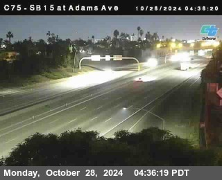 SB 15 at Adams Ave (On Ramp)