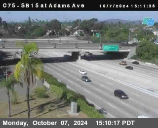 SB 15 at Adams Ave (On Ramp)