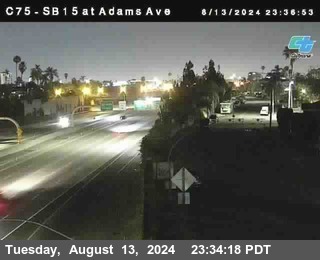 SB 15 at Adams Ave (On Ramp)