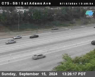 SB 15 at Adams Ave (On Ramp)