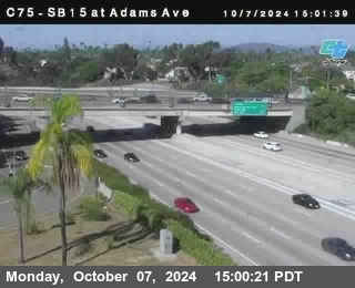 SB 15 at Adams Ave (On Ramp)