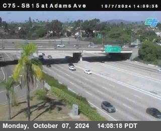 SB 15 at Adams Ave (On Ramp)