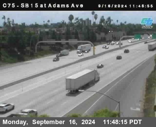 SB 15 at Adams Ave (On Ramp)