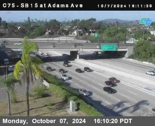 SB 15 at Adams Ave (On Ramp)