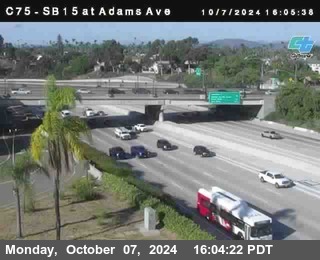 SB 15 at Adams Ave (On Ramp)