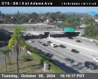 SB 15 at Adams Ave (On Ramp)