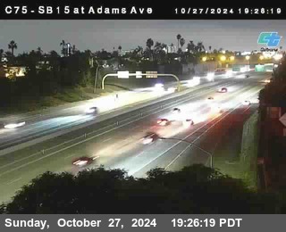 SB 15 at Adams Ave (On Ramp)