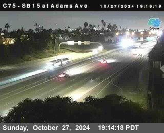 SB 15 at Adams Ave (On Ramp)