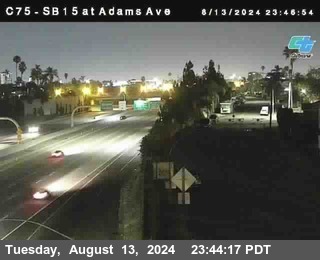 SB 15 at Adams Ave (On Ramp)