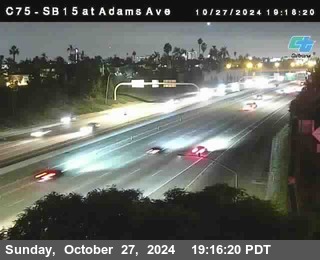 SB 15 at Adams Ave (On Ramp)