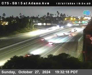 SB 15 at Adams Ave (On Ramp)