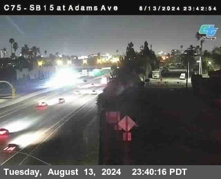 SB 15 at Adams Ave (On Ramp)