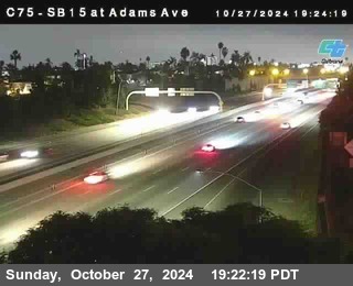 SB 15 at Adams Ave (On Ramp)