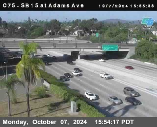 SB 15 at Adams Ave (On Ramp)